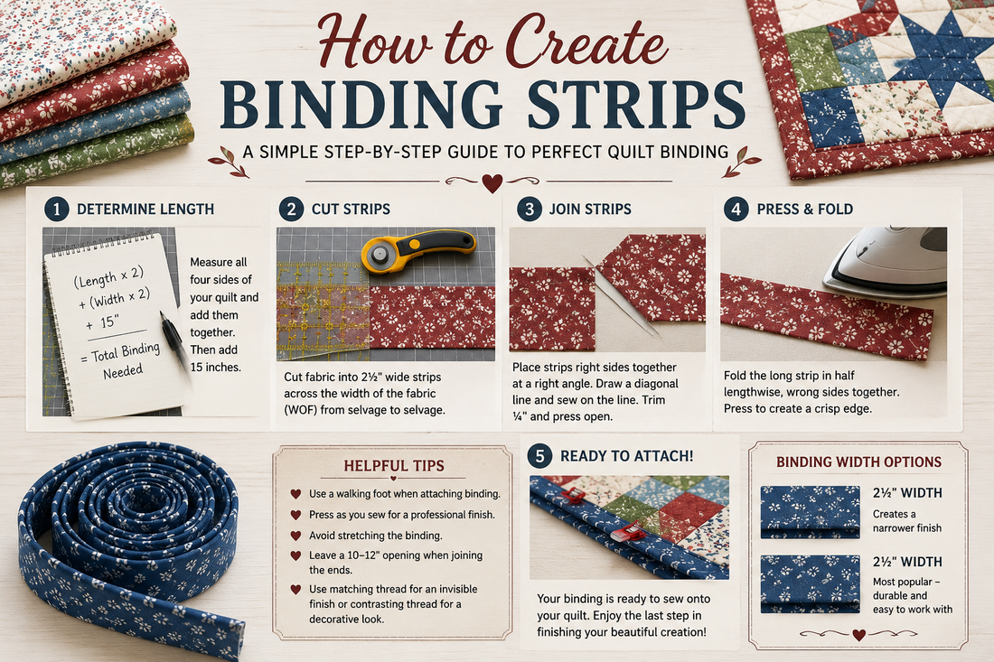 How to Create Quilt Binding Strips: A Beginner-Friendly Guide