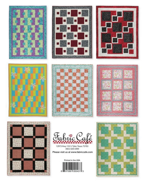 Fabric Cafe Easy Peasy 3 yard Quilts