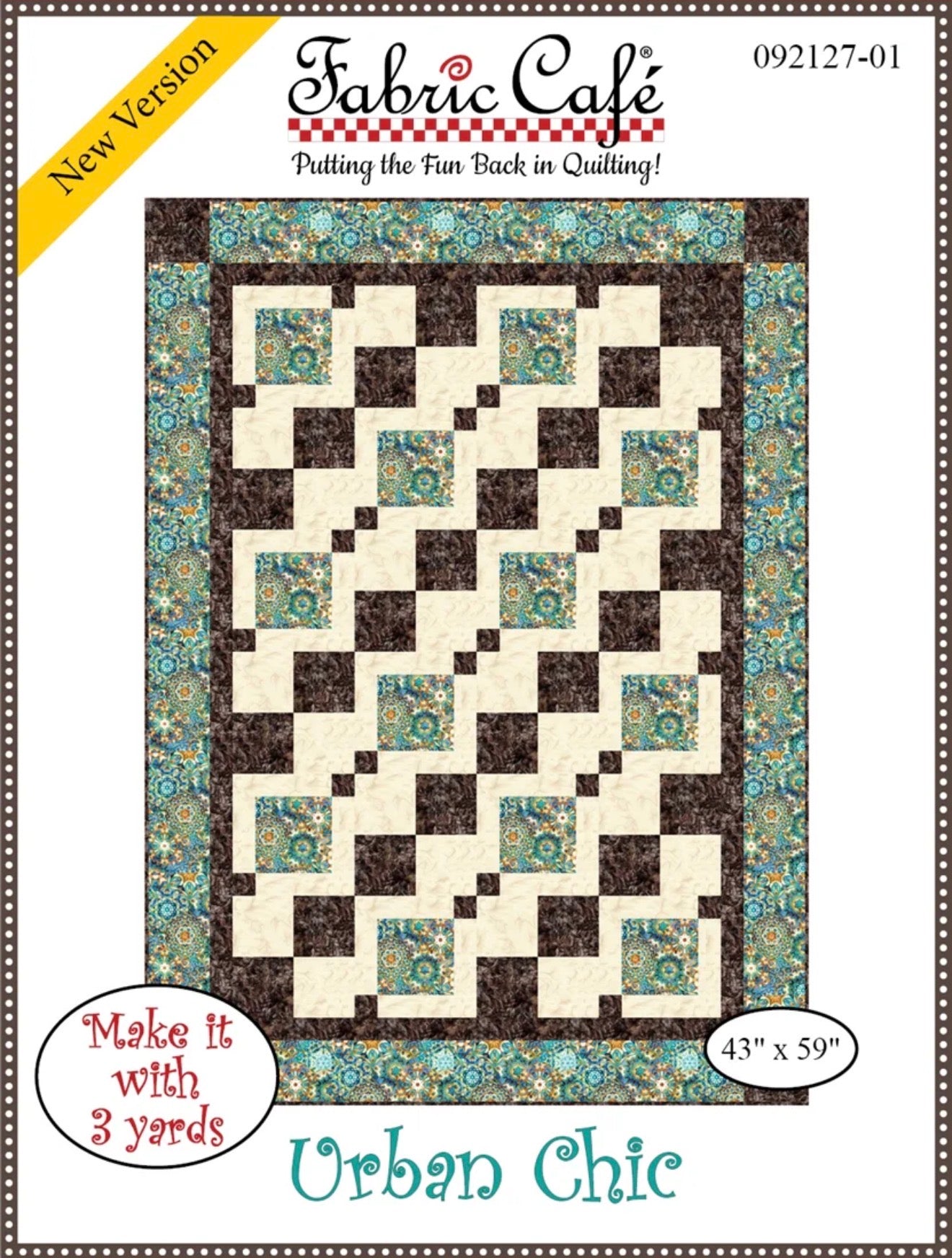Fabric Cafe Urban Chic Quilt Pattern