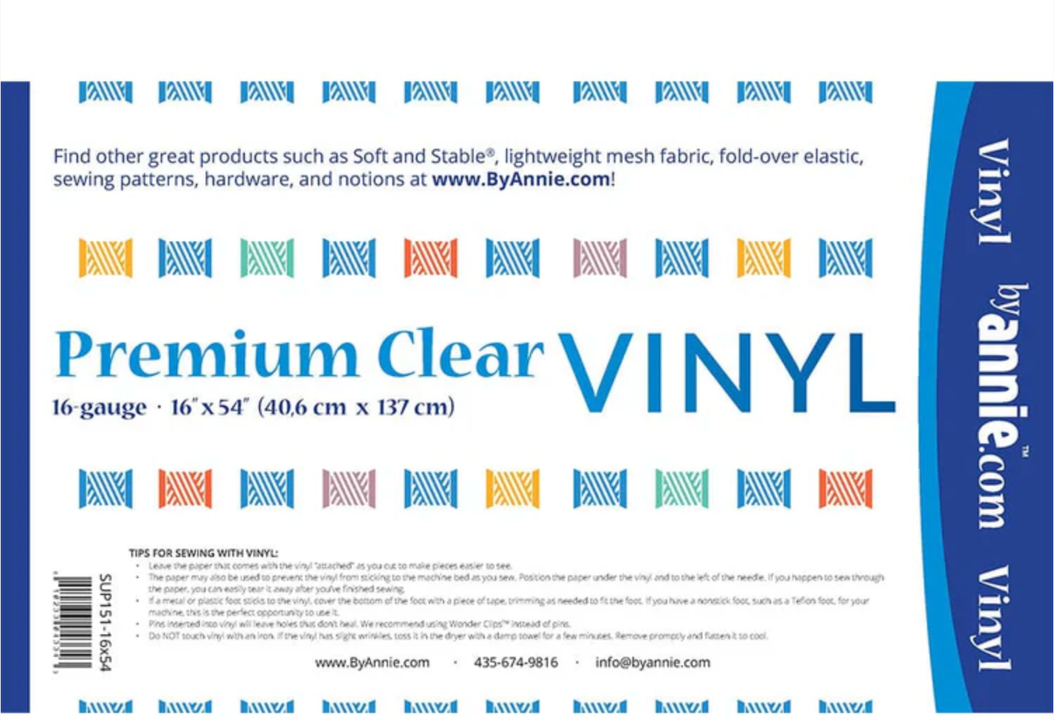 Premium Clear Vinyl by Annie
