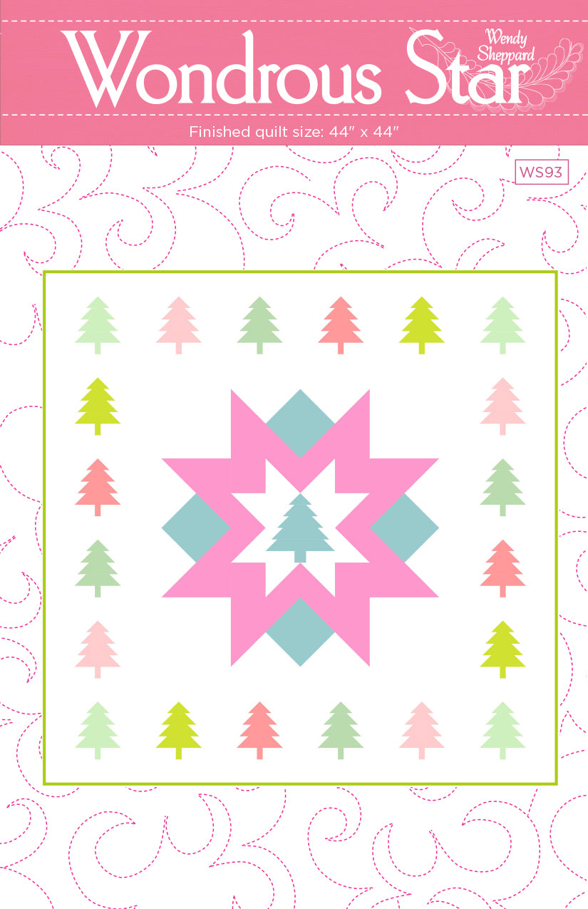 Wondrous Star Quilt Pattern by Wendy Sheppard