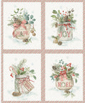 Holiday Spirit Season Greetings Pillow Panel